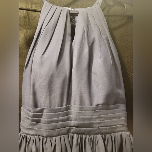 Bridesmaid dress, gray, size 4. - Picture 6 of 7